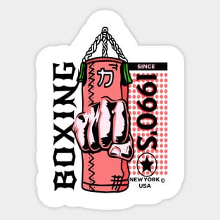 Boxing in new york since the 1990's Sticker